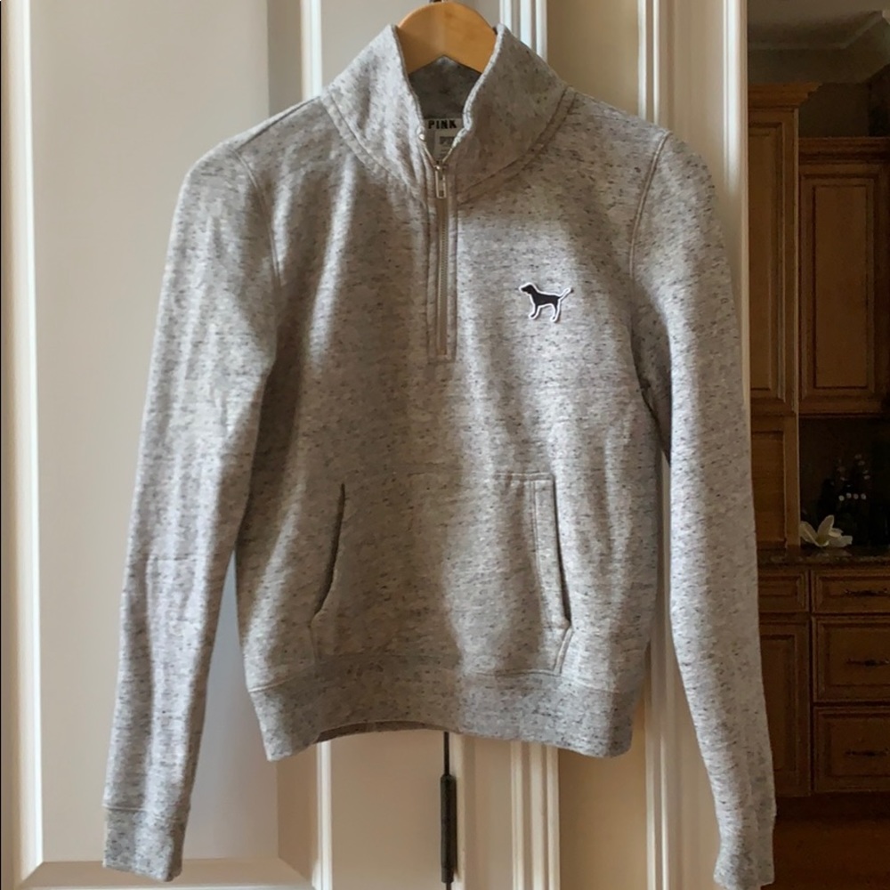 PINK quarter zip sweater!
